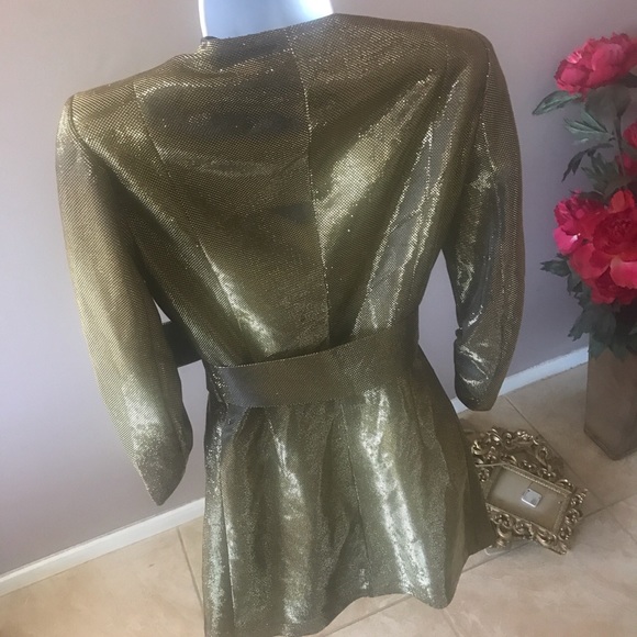 Zara gold blazer dress - Picture 4 of 6